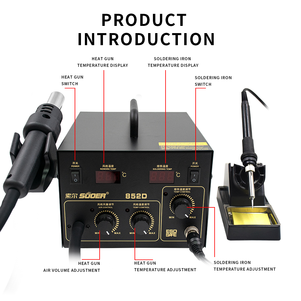 Soldering Stations - 852D Soldering station