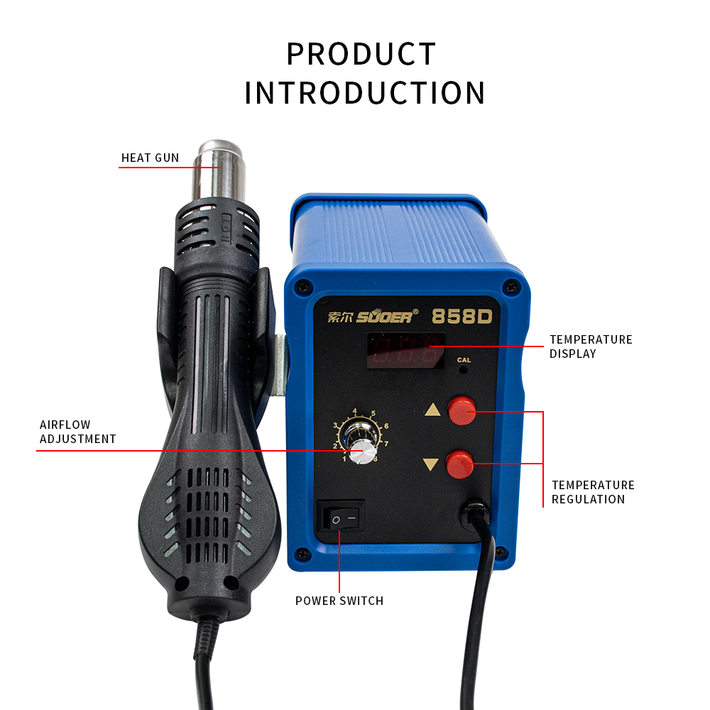 Soldering Stations - 858D Soldering station