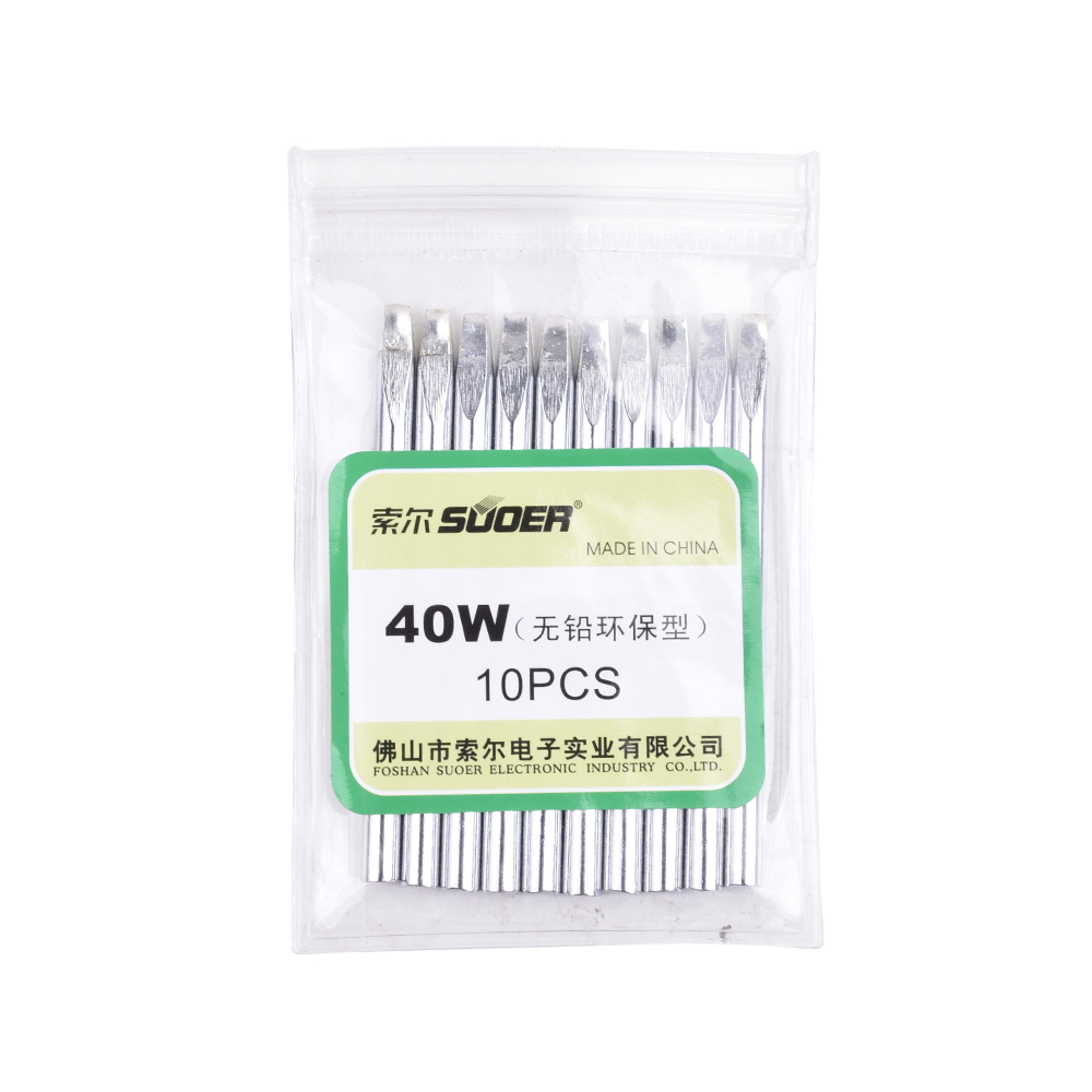 Soldering iron bit - Flat Shape Tips 40W