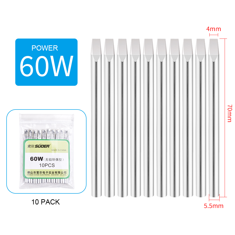 Soldering iron bit - Flat Shape Tips 60W