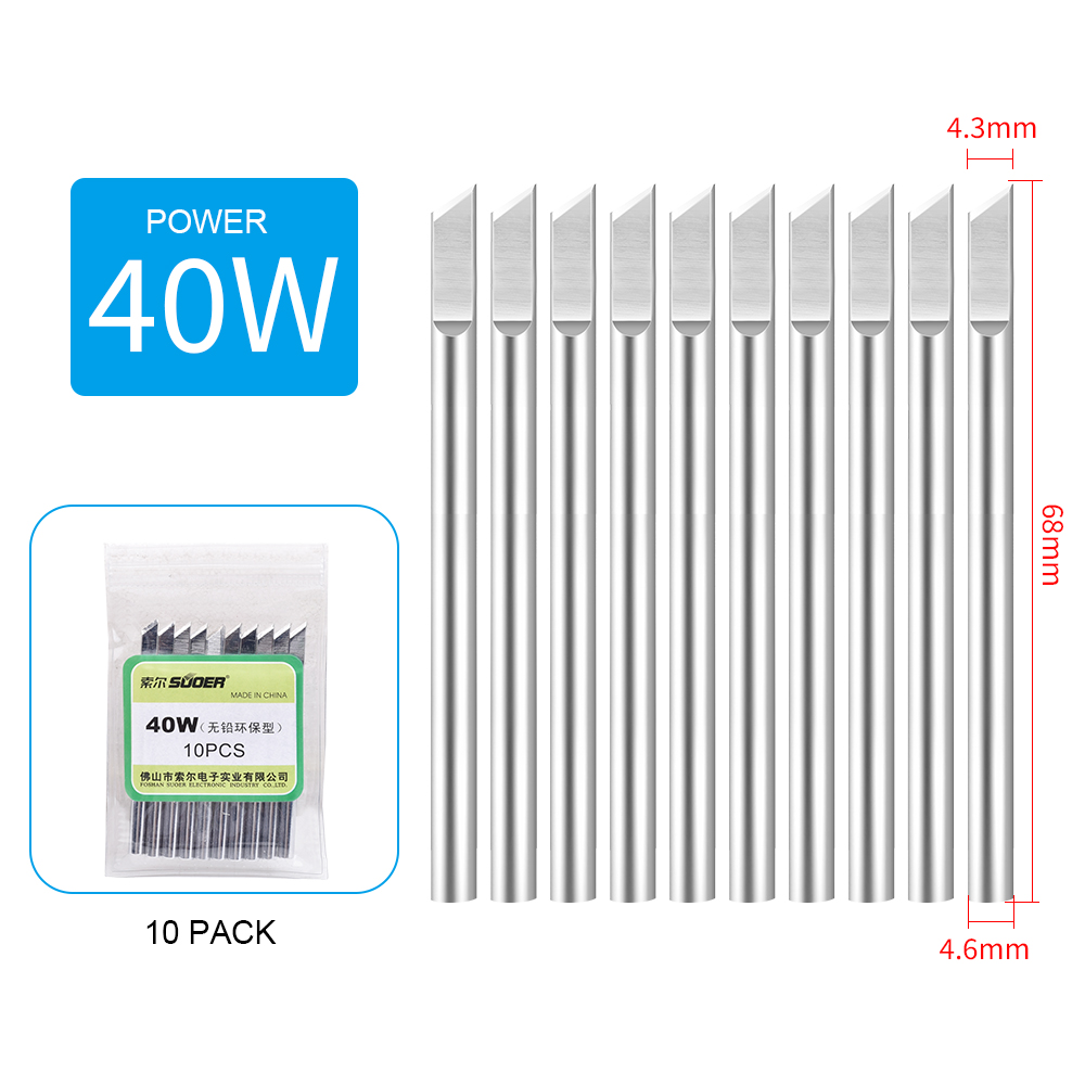 Soldering iron bit - Environmental Protection Knife Tip 40W