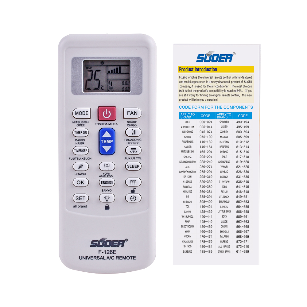 A/C remote control - F-126E