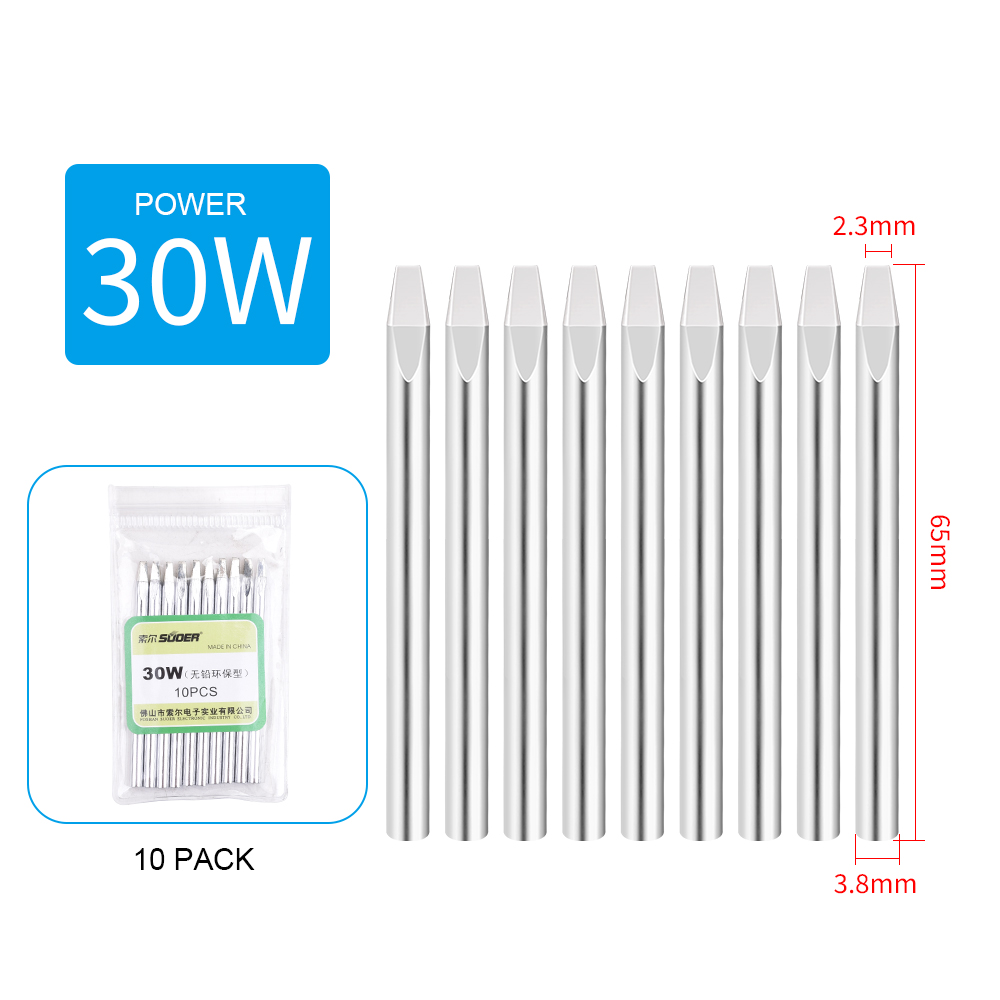 Soldering iron bit - Flat Shape Tips 30W