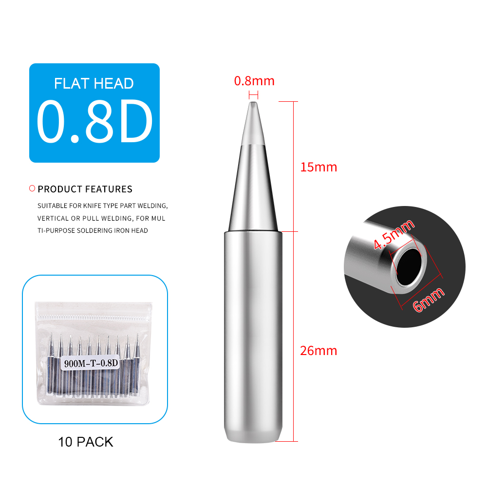 Soldering iron bit - 900M-T-0.8D