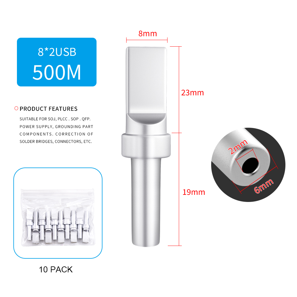 Soldering iron bit - 500M 8 2USB