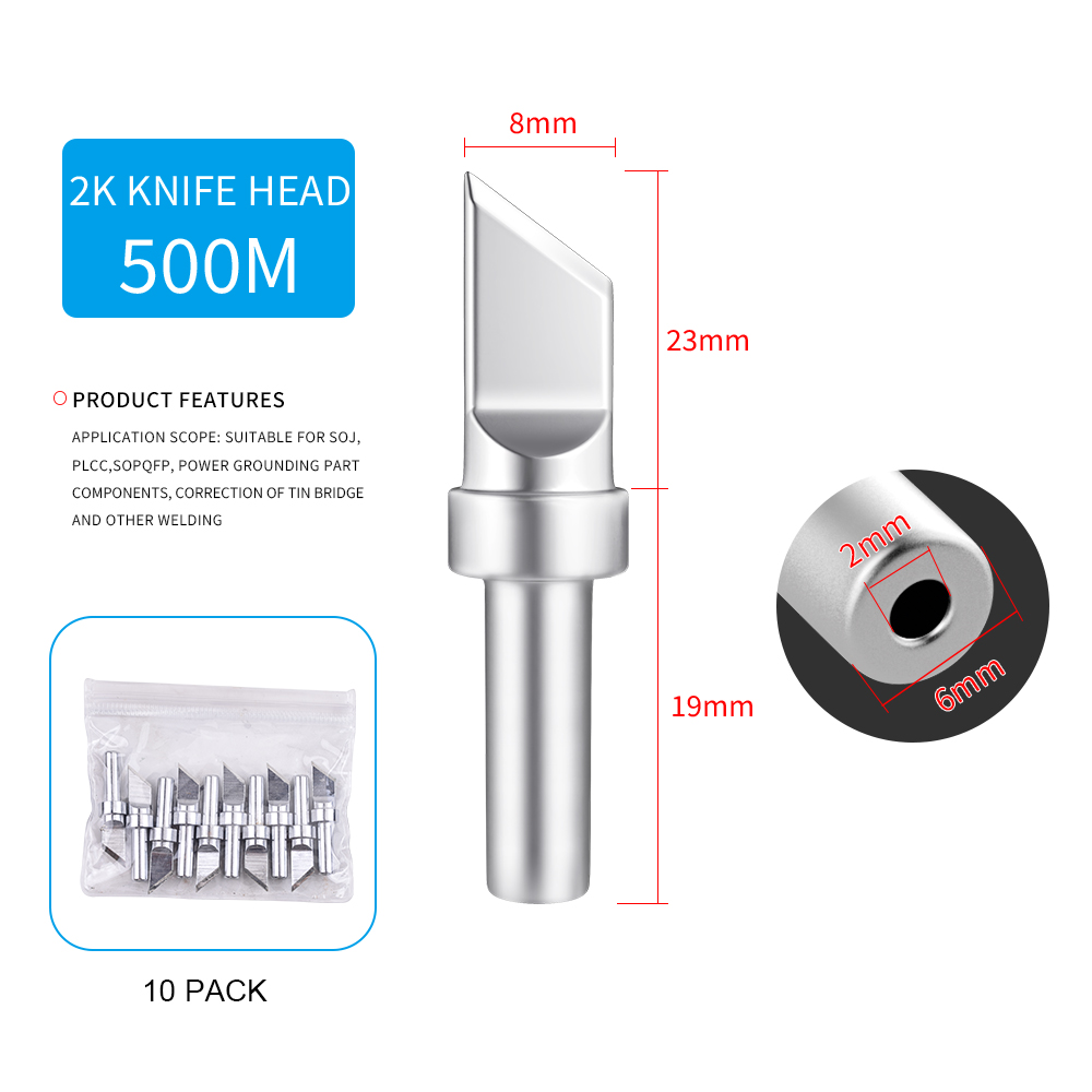 Soldering iron bit - 500M-K-Knife Tip