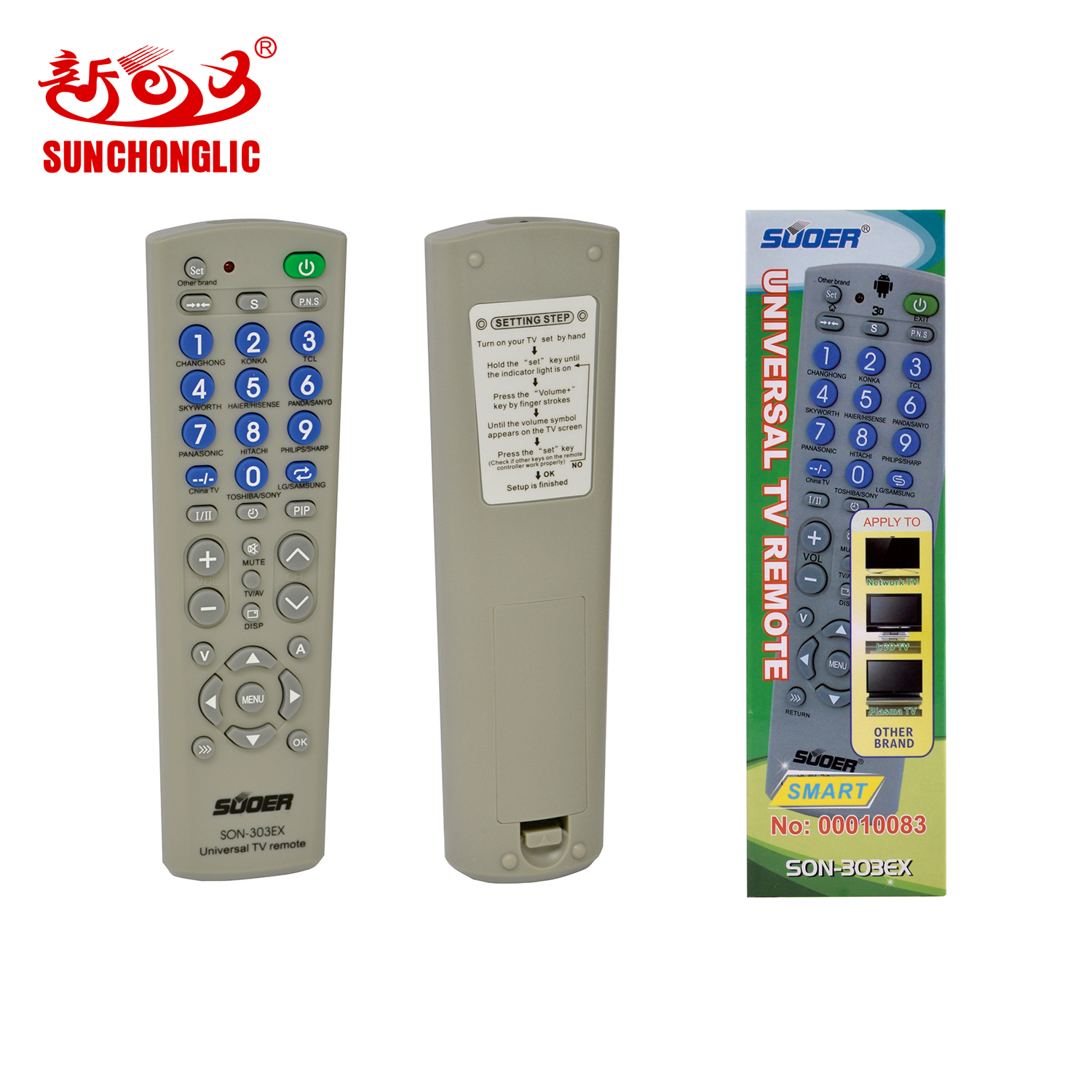 TV remote control - SON-303EX