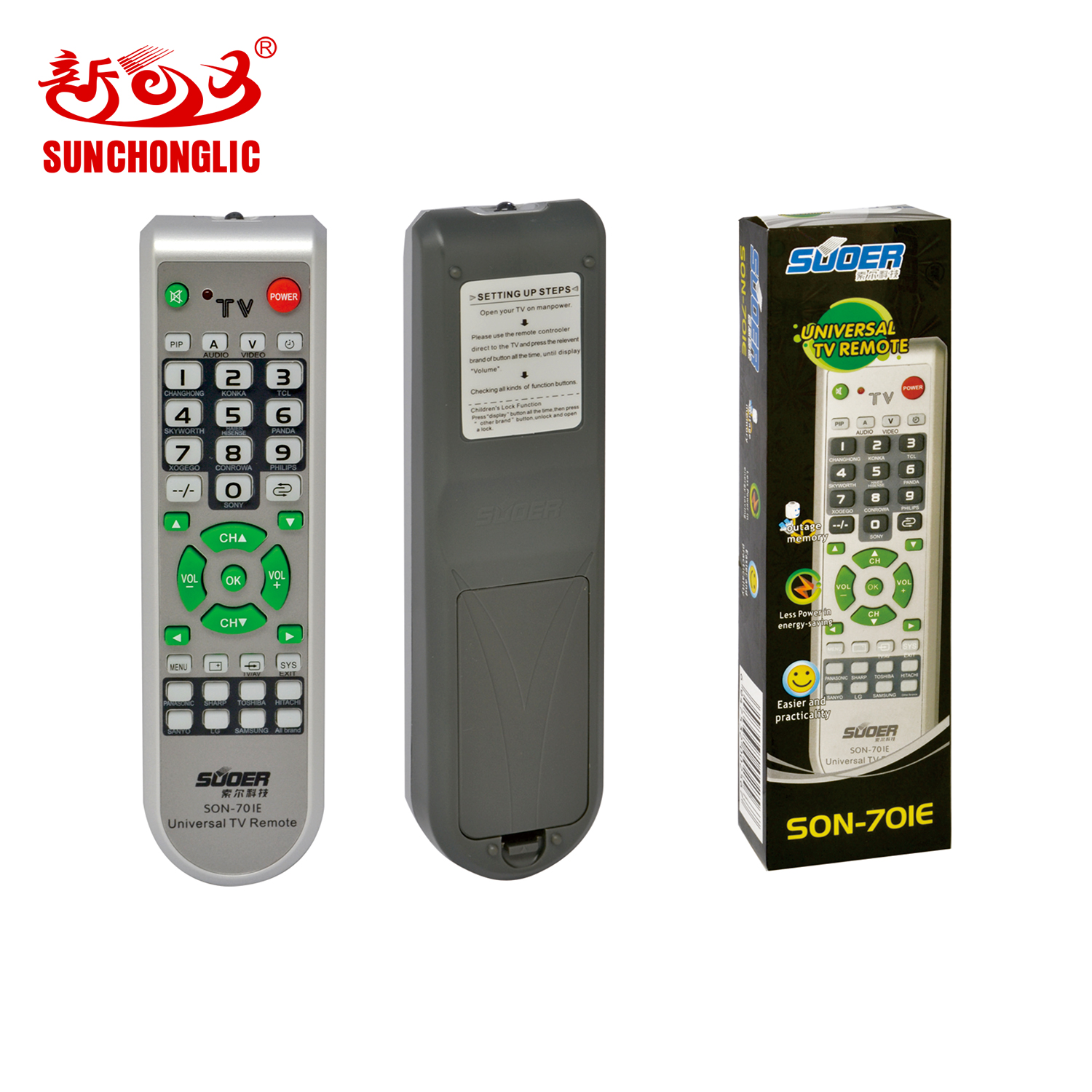 TV remote control - SON-701E